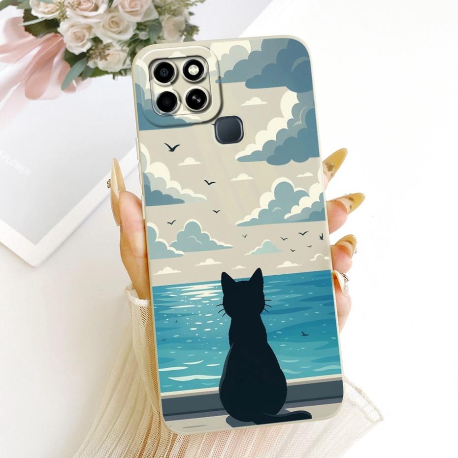 New Fashion Phone Case For Infinix Smart 6 X6511 X6511B X6511E Soft Silicone Cases For Infinix Smart6 Shockproof Bumpers