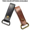Leather Belt Keeper Leather Buckles Single Snap Heavy Duty Tactic Belt Buckle with D Rings for Belt Fixing Men Women