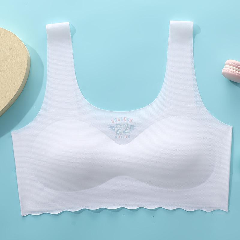 Seamless Ice Silk Underwear for Teen Girls - Thin Vest Bra