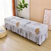 1Pcs Print Piano Bench Cushion Cover Rectangle Stool Covers for Living Room Bedroom