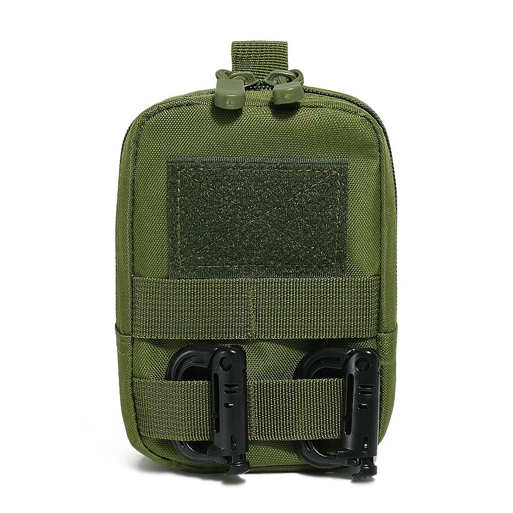 Molle Pouches Tactical Compact Water-Resistant EDC Pouch Bag Small Utility Pouch with Carabiner for Outdoor Hiking Camping