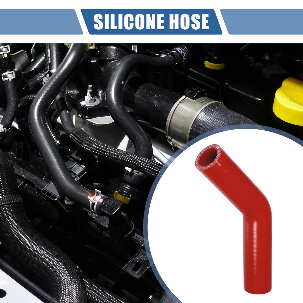 X AUTOHAUX Silicone Hose Silicone Pipe Radiator Hose 1 Piece Inner Diameter 25mm Length
