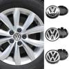 4Pcs Car Wheel Hub Center Caps Badge Emblem Set for Volkswagen VW Golf Polo Passat CC Touran - 55mm 56mm 65mm 70mm Rim Cover Acc zd0