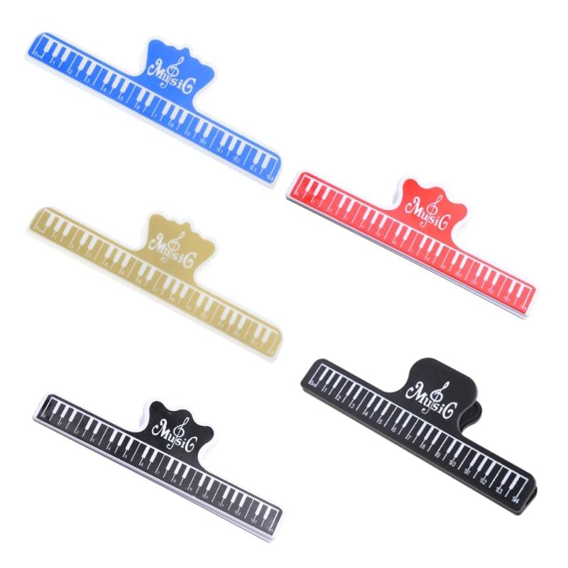 Music Note Clip Music Clip Book Page Clip Plastic Big Music Stationery Book Clip Music Book Page Holder Practice Parts