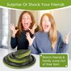 Realistic Rubber Snake Fake Snake Lifelike Snakes Keep Birds Away Snake Toy for Garden Props Pranks Party Halloween Decoration