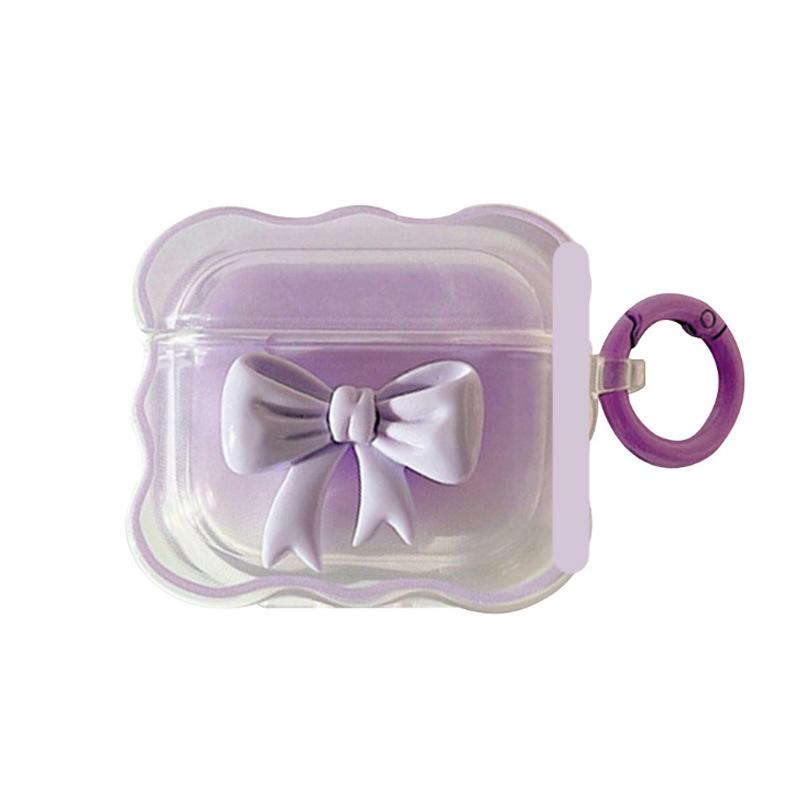 Ins smudge bow for Apple AirPods Pro earphone cover 1/1 niche girl 1st generation earphone case Korea