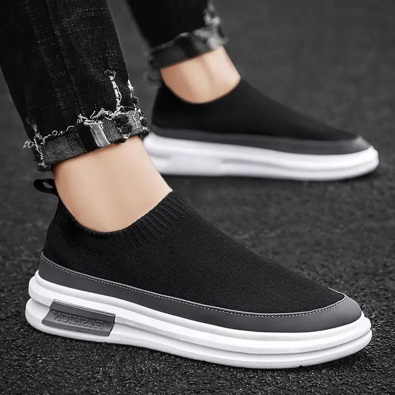 Slip-on Man Shoe Gray Summer Footwear Offer Classic Original Walking Sneakers Designer Luxury Comfortable Casual Shoes for Men