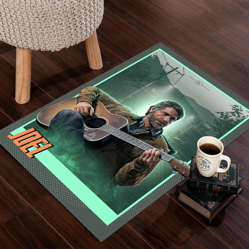 Joel Guitar Poster Carpet Home Decor Floor Mats Room Protective Pad Office Chair Cushion