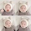 Baby Hat Fashion Ins Double Ball Warm Baby Ear Protection Hat Children's Woolen Hat