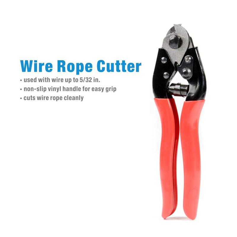 IWS-1608M Wire Rope Crimping (Hand Swage) Tool for Swaging Copper and Aluminum Oval Sleeves and Stop Sleeves from 1.58-3.5mm