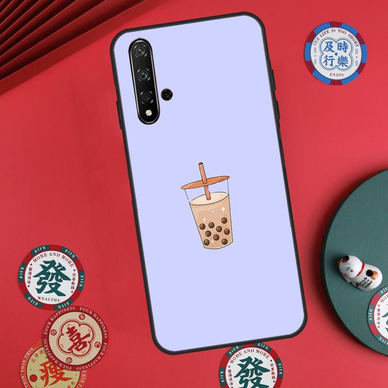 Boba Milk Tea For Huawei Nova 11 Pro 9 10 SE Y60 Y70 Y90 Y61 Y91 Y72 Y73 12i 11i 8i P20 P30 P40 Lite Case