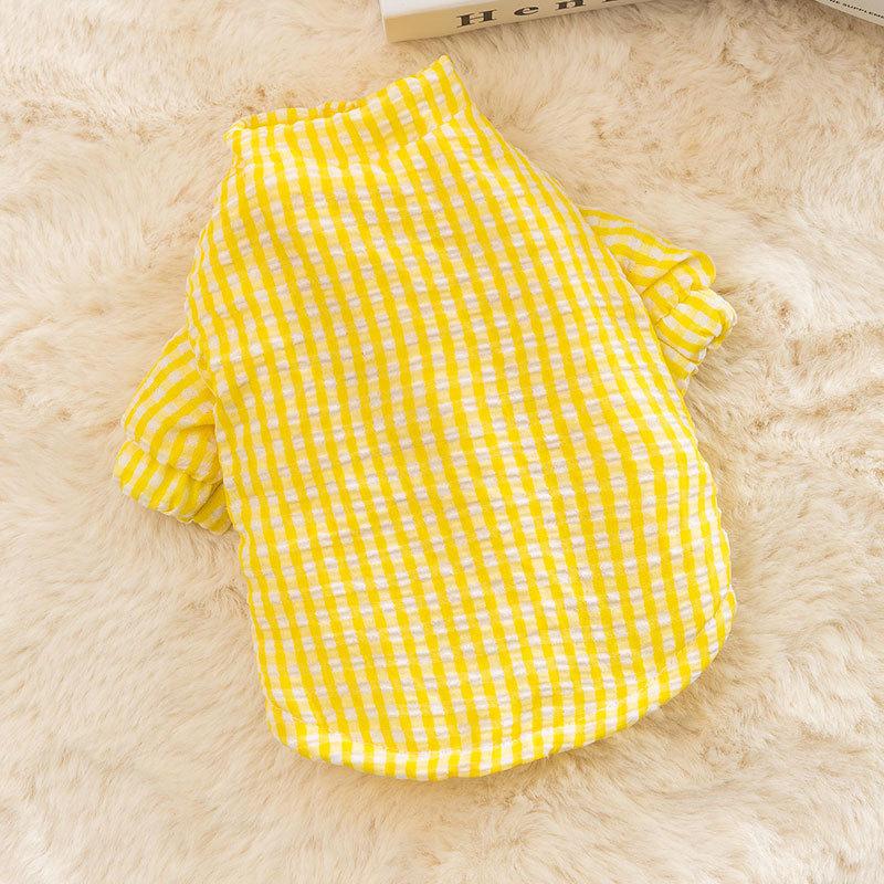 Puppy dog clothes winter two feet warm small dog teddy than bear cotton coat ins wind pet dog clothing