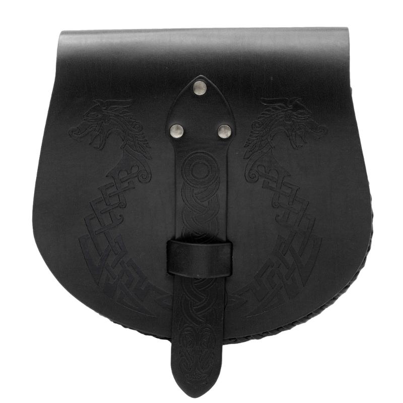 Medieval Leather Belt Pouch Renaissances Costume Accessories LARP Waist Bag Fanny Pack,Pu Leather Coin Purse Gifts