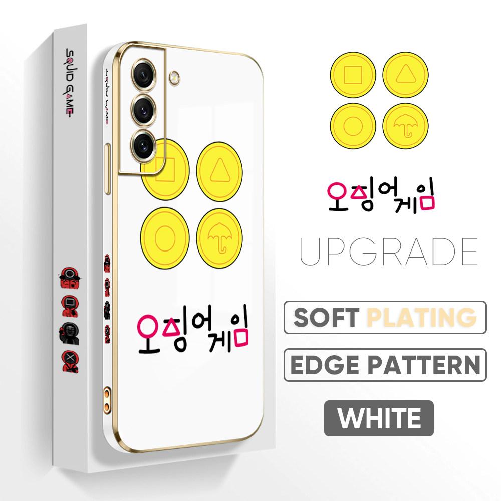 Barevné tiskové vzory Pouzdro se čtvercovým vzorem na hraně Pokovené pouzdro telefonu Luxusní pokovování měkké pouzdro na telefon pro iPhone Motorola Moto OnePlus Samsung