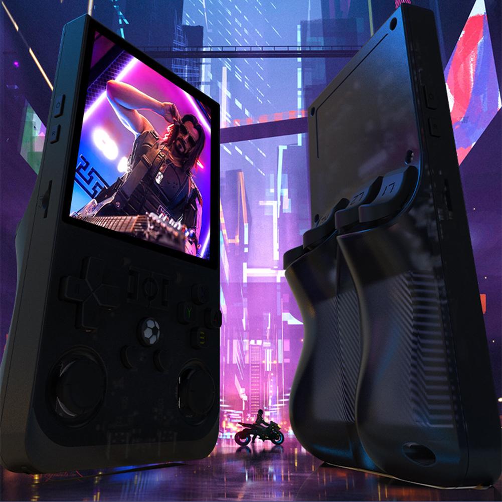 R36MAX Retro Handheld Game Console 4000mAh Battery Video Gaming Console 4inch HD IPS Screen Video Player