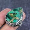 Natural Copper Green Tourmaline 925 Sterling Silver Jewelry Ring Size 8.5 ET-4807