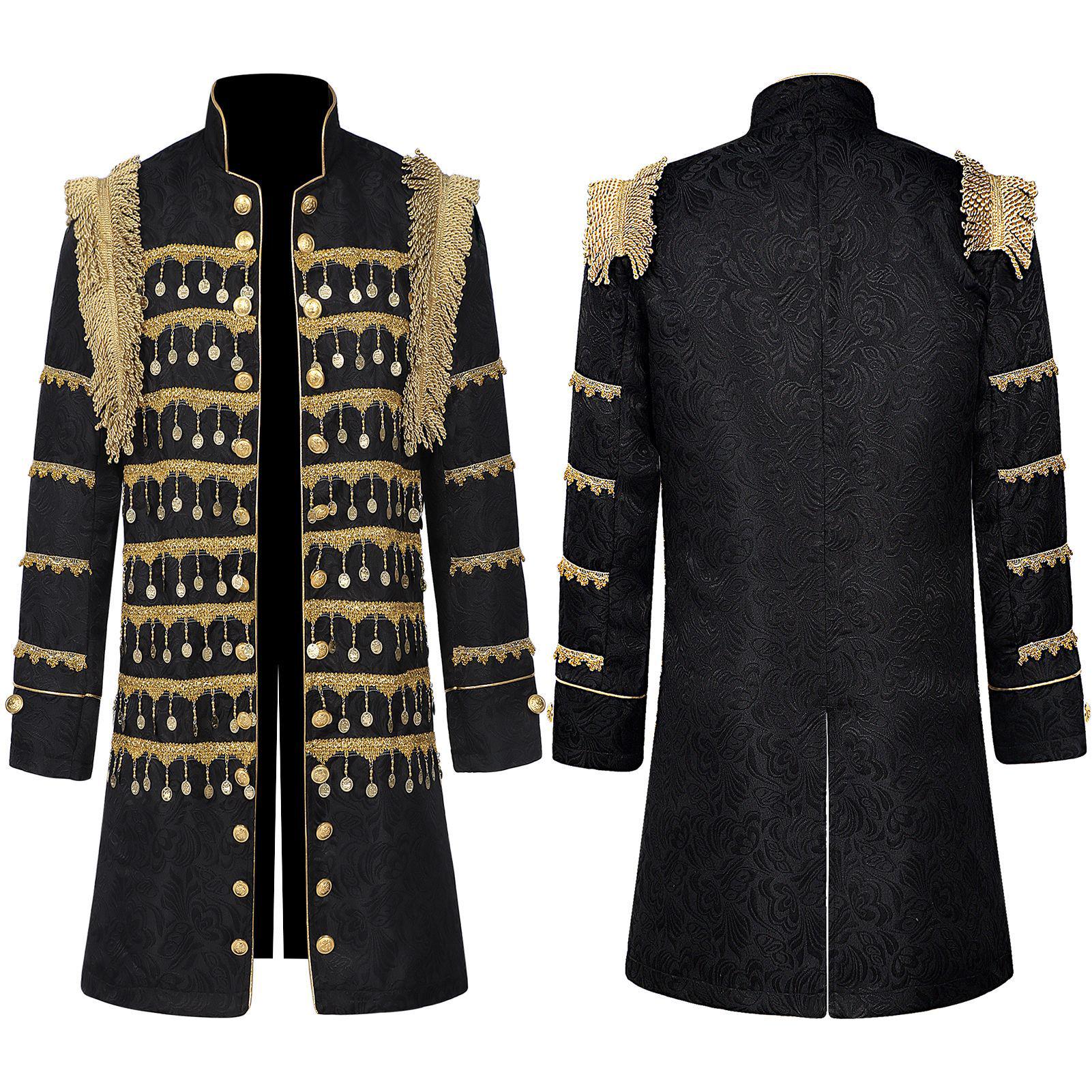 

Мужской европейский стиль костюм Чжуншань сценический костюм – средней длины сценическая одежда для певцов XL