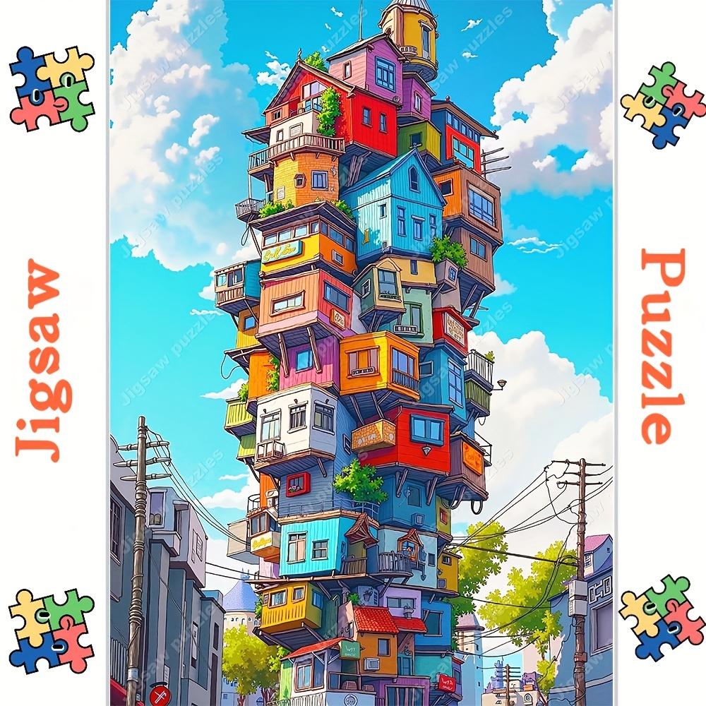 2000/1314/1000/520 peças, Quebra-Cabeças, Diversão em Família Quebra-Cabeça para Adultos, Cuboide Portátil Arte DIY Decoração, Quebra-Cabeças DIY, Papel de Alta Qualidade