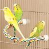 30/55/80/105cm Rope Hanging Toys for Birds Bend At Will Colorful Parrot Toys Rope Hanging Ladder Swing Braided Bird Accessories