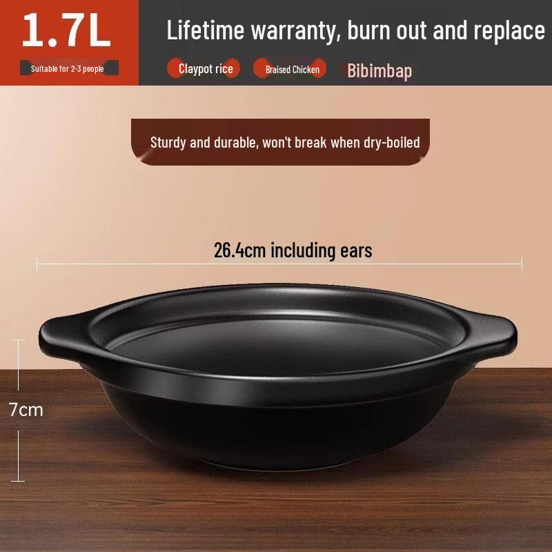 HANDUNYOU Ceramic Clay Stew Pot