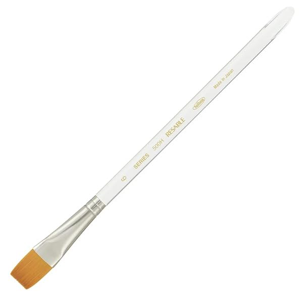 

Holbein Watercolor Paint Brush Resable 500H Flat 6 203604 No.