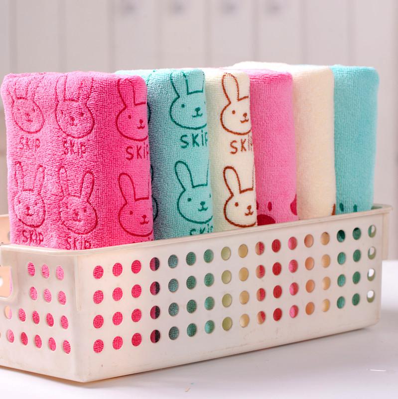 Soft Children's Cartoon Hair Drying Towel: Highly Absorbent Microfiber Face Wash & Beauty Salon Towel