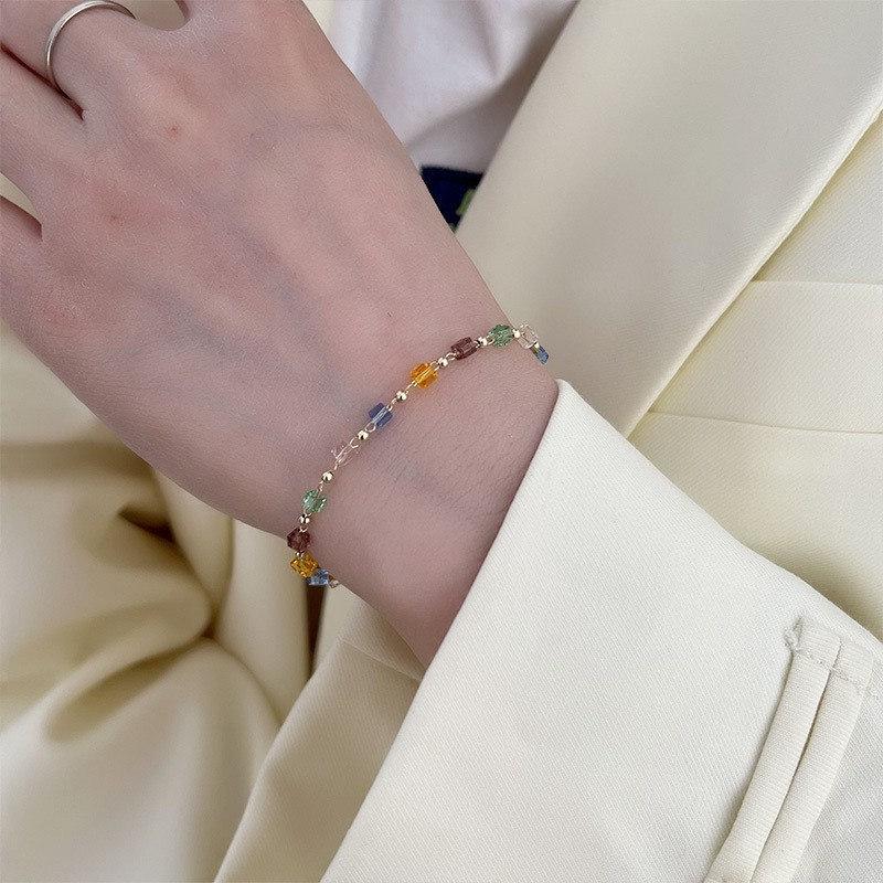 

2024 Барвистий Модний Жіночий Ланцюжок на Ключицю Чокер