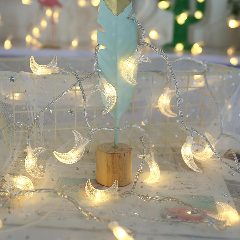 Eid Mubarak LED Sterne Mond Lichter String Ramadan Dekorationen Für Home Islamischen Muslimischen Ramadan Dekoration MYY