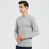 Hengyuanxiang Men's Pure Cashmere Round Neck Thin Sweater