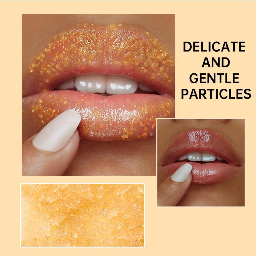 Turmeric Lemon Lip Scrub Deep Clean Exfoliating Brightening Moisturizing Lip Care 30g Less