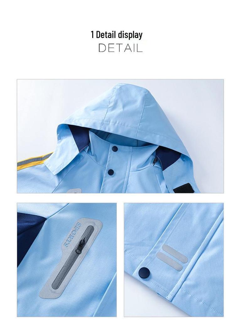 Elementary School Windbreaker Three-Piece Set for First Graders: Spring, Autumn, and Winter Uniform