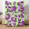 Customiz Name Personality Courage the Cowardly Dog Blanket Soft &Warm Sofa Office Bed Travel Lunch Break Blanket, Gift Suitable All Seasons
