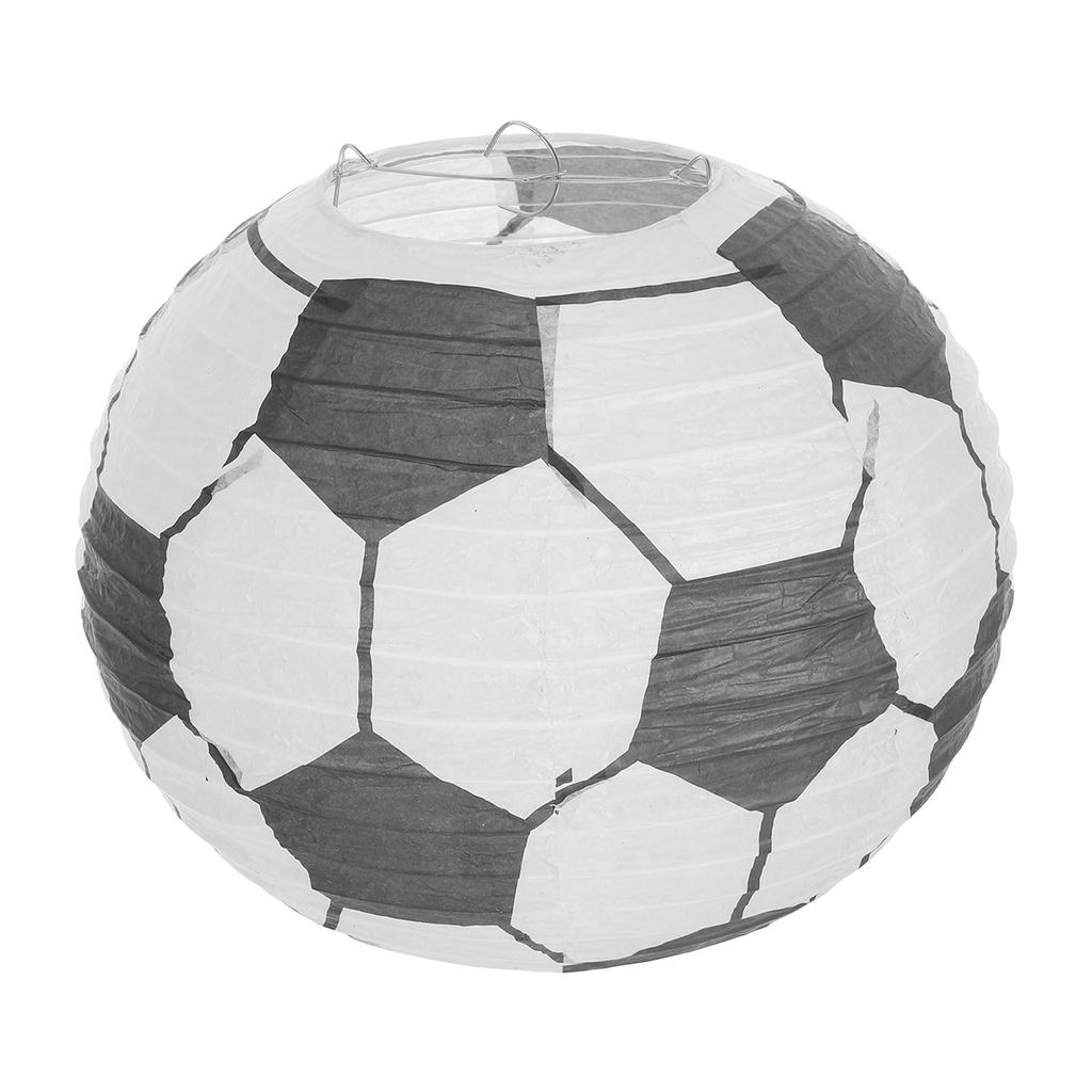 Lanterne en Papier Thème Football Kit de Décoration DIY pour Enfants Matériau Premium Sûr Salle de Classe Maternelle Festival de Vacances