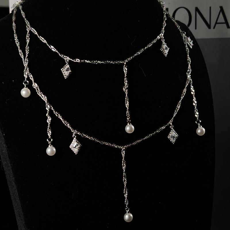 

Waist chain and necklace, two-wear, exquisite craftsmanship, niche style design, accessible luxuryclassy clavicle chain 18K серебряный