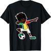 Dabbing Soccer Boy Senegal Jersey, Senegalese Kids Dab Gifts T-Shirt