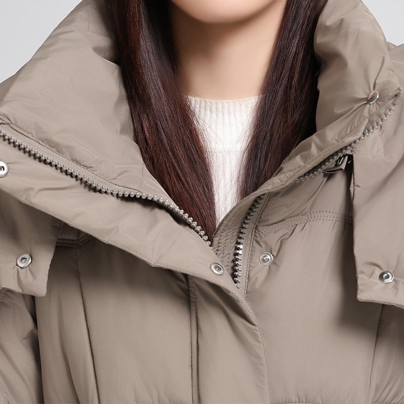Fashion Woman Winter Coats With Belt Thick Warm Casual Winter Jacket Women's Long Parkas