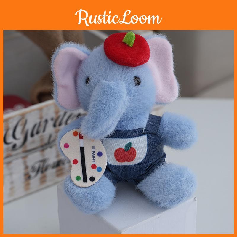 Stuffed Elephant Animal Plush Key Chain Multiple Style Children Gift Birthday