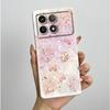 Shockproof Phone Case for Xiaomi Poco F6 Pro 5G Redmi K70 Pro Pretty Butterfly Flower Soft TPU Shell PocoF6Pro Bumper Back Cover