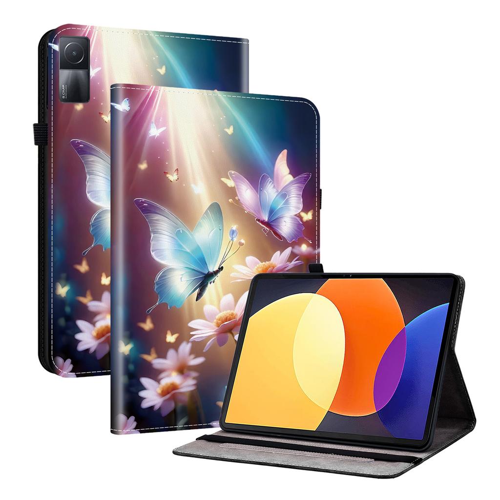 PU Leather Tablet Case for Xiaomi Redmi Pad - 11 Styles! Durable, with 2 Stand Slots, Pencil Holder & Card Slots, Flexible TPU Back Cover