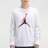 Jordan T Shirts Men's White Crew Neck Moderate Straight Fit CN3503-100