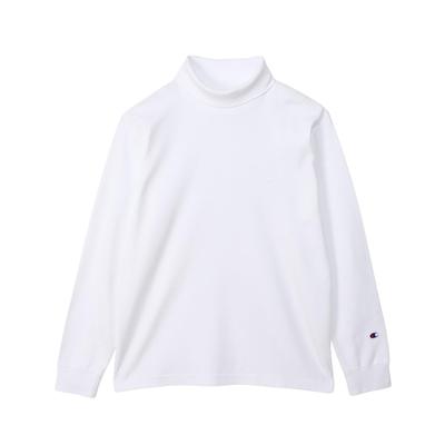 Long Long Cotton One Point Long Sleeve Basic XL [Champion] T-Shirt, Sleeve, 100% USA, Logo, Turtleneck, T-Shirt, C3-Y435, Men's, Off-White,