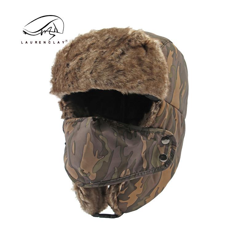 Hut Herren Winter Ohrenschutz warm winddicht Schnee Reithut Maske Schneehut weiblich Tide