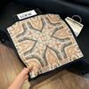 New old money wind chain neck scarf women's commuting versatile soft silk scarf neck protection shawl outer scarf