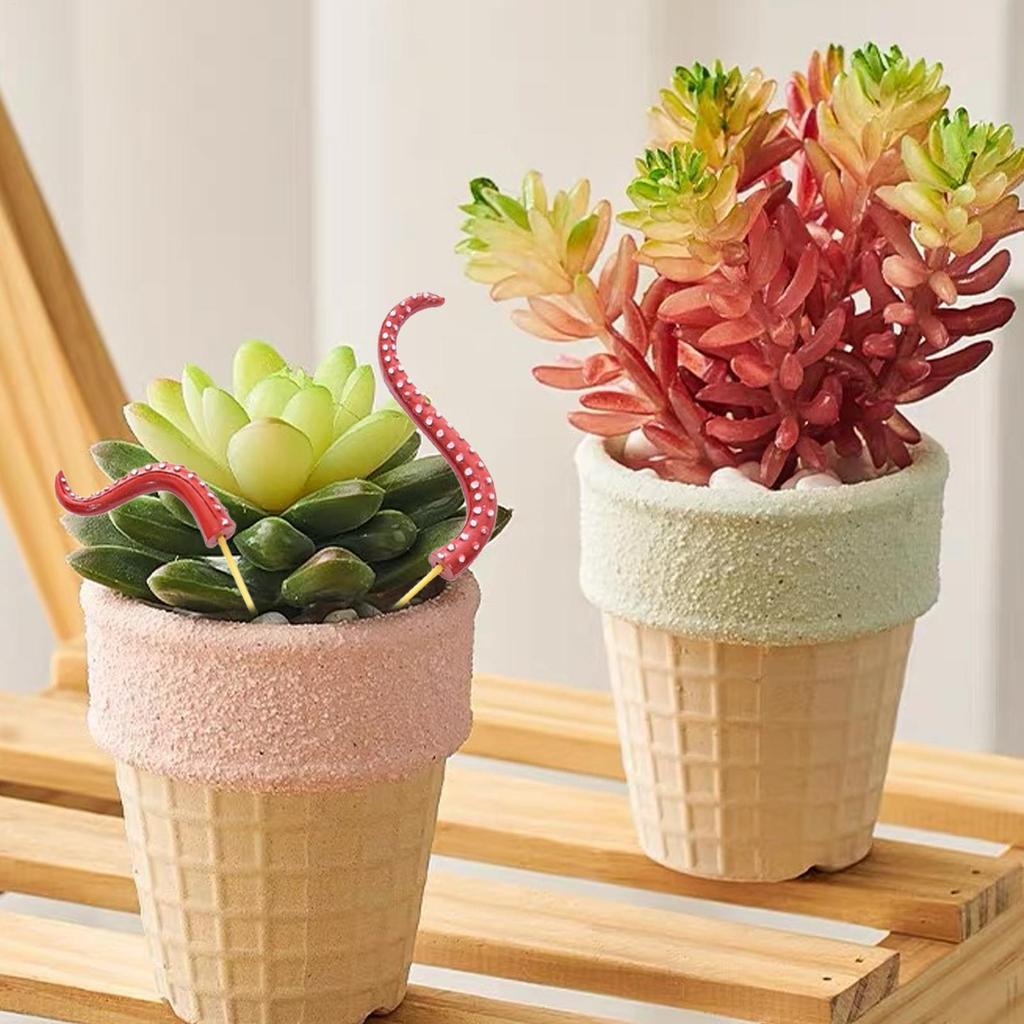 Octopus Tentacle Plant Stakes Octopus Tentacle Stakes Decorative 7 Piece Support Climbing Sticks Glow In The Dark For Lawn Yard