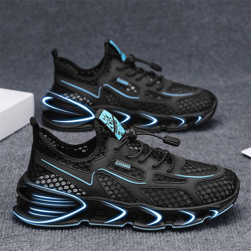 New men's shoes mesh comfortable trend sports shoes men's youth fashion leisure travel student casual shoes