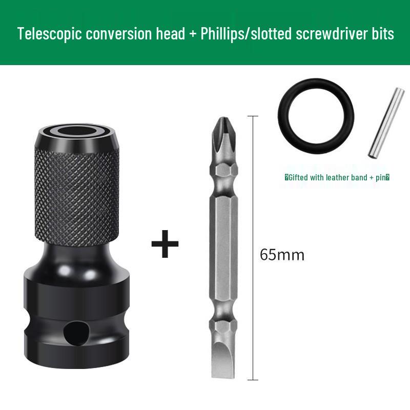 Multi-Functional Electric Drill Chuck and Air Impact Wrench Adapter