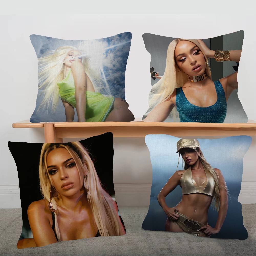 Singer Bad Gyal Pillow Case Soft Double Sided Print Sofa Cushion Cover Throw Pillow Covers
