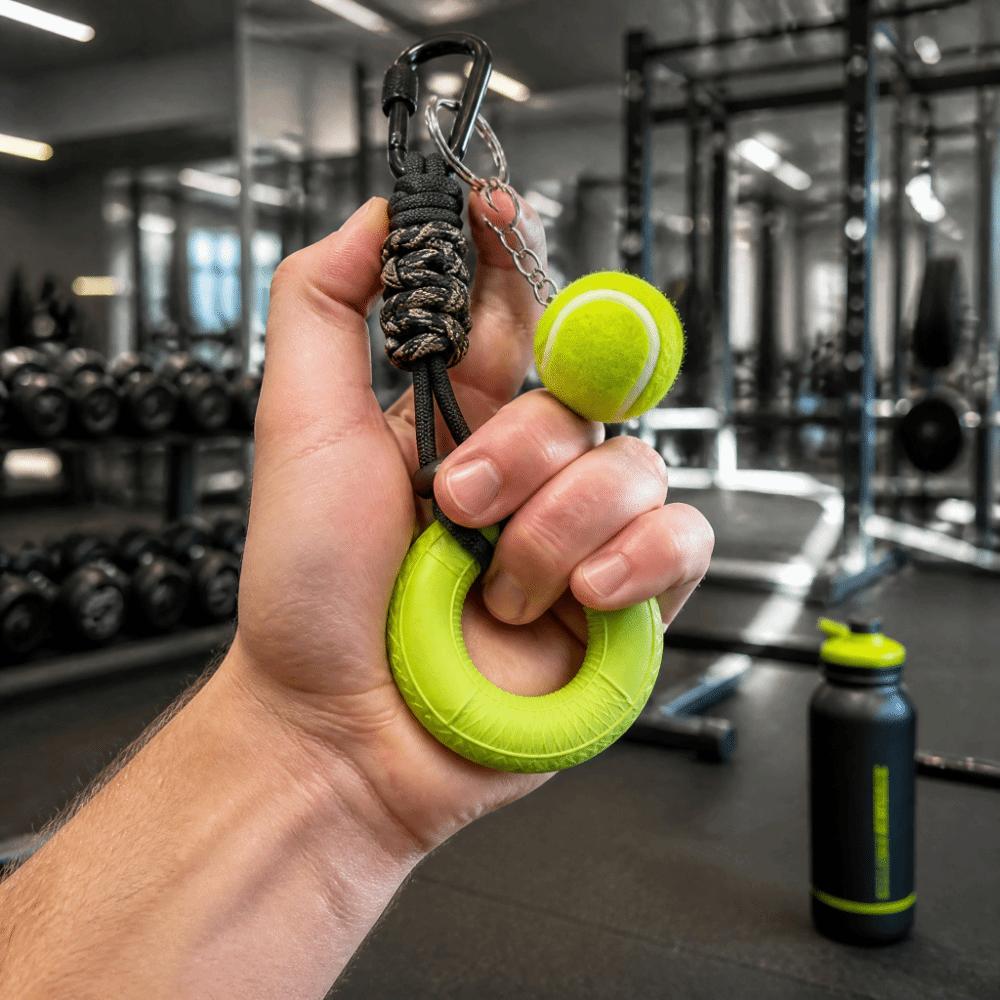 Soft Squeezable Material Grip Strength Trainer Compact Lightweight Bag Charm Sports Enthusiasts