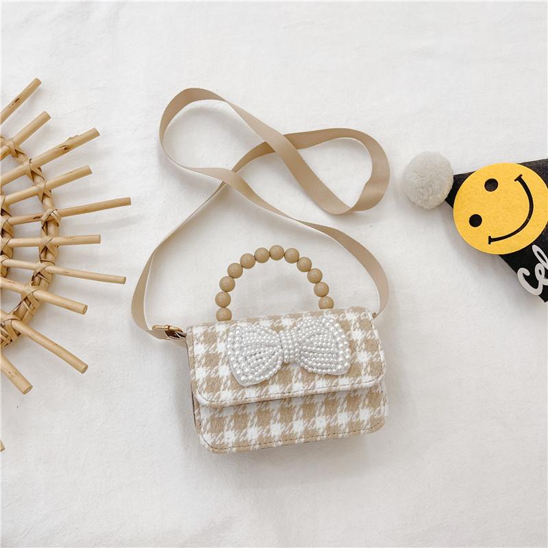 Trendy Mini Handbag For Kids Stylish Cotton And Linen Shoulder Bag For Girls