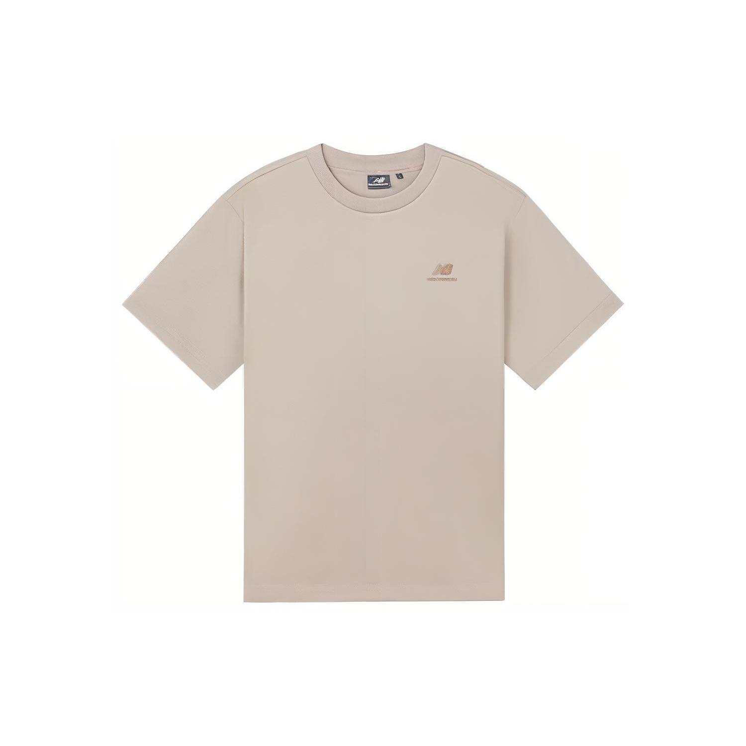 New Balance Casual Tee Asia Sizing Beige Men s 5ED24033-LBE S